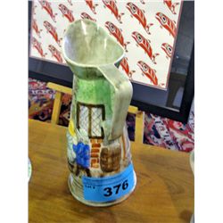 HJ Wood limited hand painted english pitcher