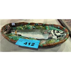 Minton art pottery decorative fish bowl