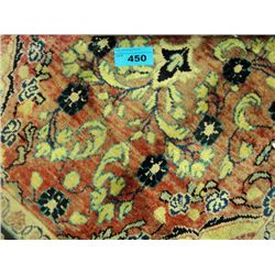 Hand knotted persian area rug runner