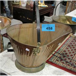 Copper coal bucket