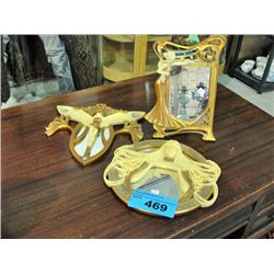 3pc ladies bedroom mirror set