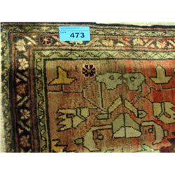 Hand knotted persian area rug
