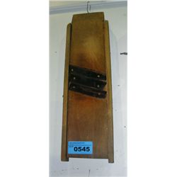 Early 1900s hand crafted cabbage cutter