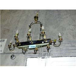 All original art deco elegant hanging chandalier