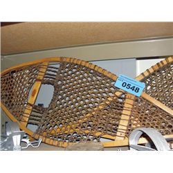 pair of faber made in quebec canada snow shoes