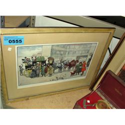 Framed nicholas nicklebees departure from