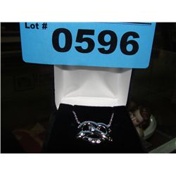 Sterling silver necklace with pendant