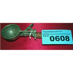 Early 1900s ice cream scoop