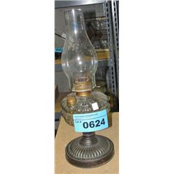 Early 1900s oil lamp