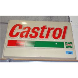 Castro motor oil company advertisment sign