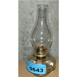 Early 1900s oil lamp