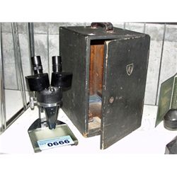 Spencer Buffalo USA microscope with original case
