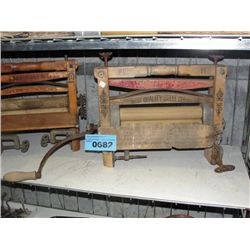 Late 19th century washing machine attach clothes
