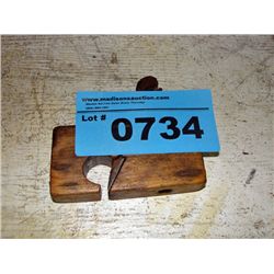 Miniature wooden wood workers plane