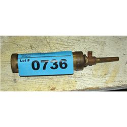 Early 1900s brass oil can