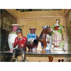 Shelf lot of assorted collectables and decorative