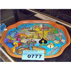Fabulous las vegas advertisment tray
