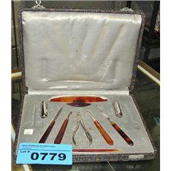 Manicure set with case