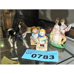 group of 6 collectable art pottery pieces;
