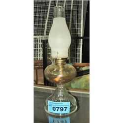 Early 1900s oil lamp