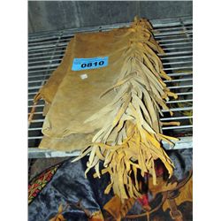 Pair of vintage native buckskin chaps