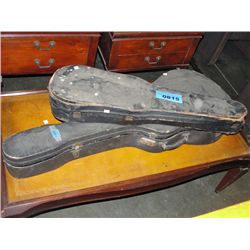 Guitar case and a violin case