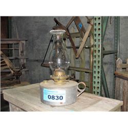 Early 1900s oil lamp