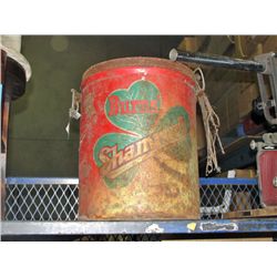 Burns shamrock vintage  collectors tin with lid