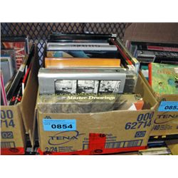 One box of mostly art related books