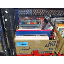 One box of mostly art related books
