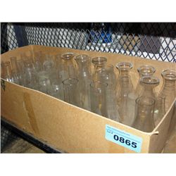 2 boxes of assorted oil lamp glass chimneys
