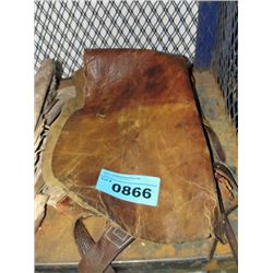 Pair of Bronco mustang leather chaps