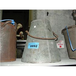 Early 1900s metal bucket