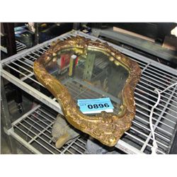 Guilded framed wall mirror