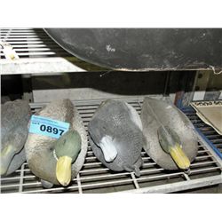 Lot of 6 duck hunters duck decoys