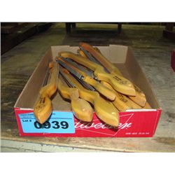 Box of hand made in canada wood handled bread