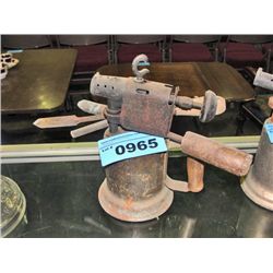 Vintage brass blow torch