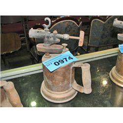 Vintage brass blow torch