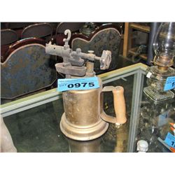 Vintage brass blow torch