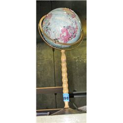 World globe on pedastol stand