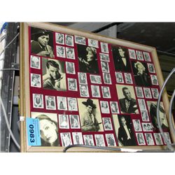 Framed hollywood actors and actresses