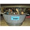 Image 1 : Granite ware bowl filled with assorted beaters