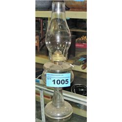 Early 1900s oil lamp