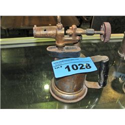 Vintage brass blow torch