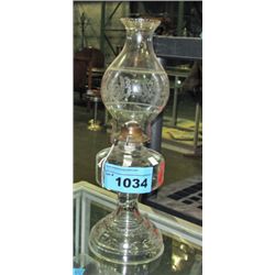 Glass oil lamp