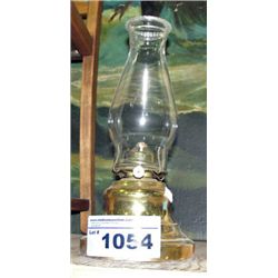 Brass oil lamp
