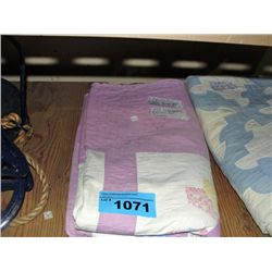 Dresden plate blanket 1920s patchwork quilt