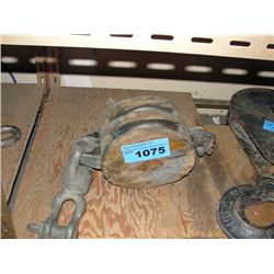 Vintage wooden block