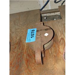 Vintage steel block