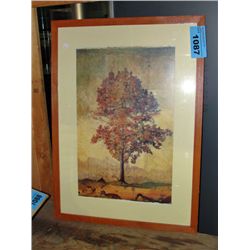 Framed original water color painting "still life